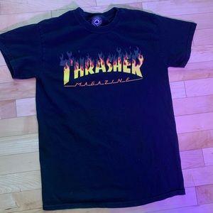 Black Thrasher T-shirt-Size small